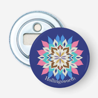 Blue Bayou Roodvrijstalen Flesopener Button Flesopener