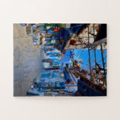 Blue Bazaar Alley | Chefchaouen, Morocco Legpuzzel (Horizontaal)