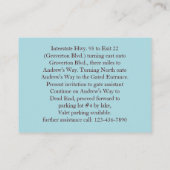 Blue Beach Getaway richting Kaarten (Achterkant)