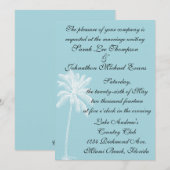 Blue Beach Getaway-uitnodiging 5 x 7 Kaart (Voorkant / Achterkant)