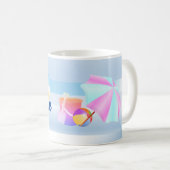 Blue Beach House Mug (Devant droit)