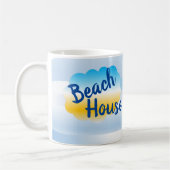 Blue Beach House Mug (Gauche)