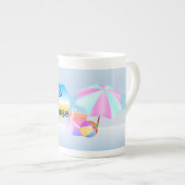 Blue Beach House Spécialité Mug (Devant droit)