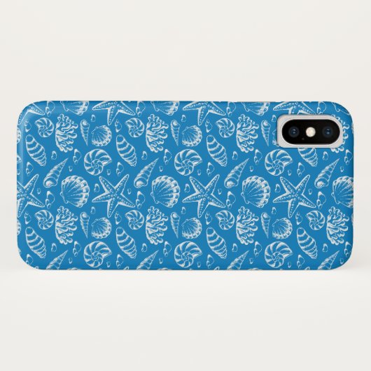 Blue Beach Patroon Case-Mate iPhone Case (Achterkant (horizontaal))