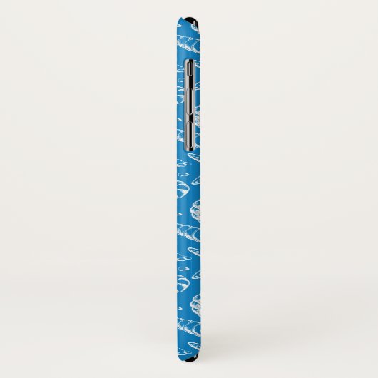 Blue Beach Patroon Case-Mate iPhone Case (Achterkant/links)