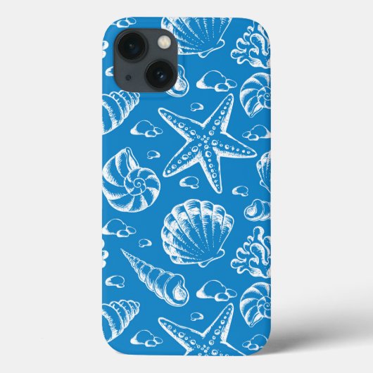 Blue Beach Patroon Case-Mate iPhone Case (Achterkant)