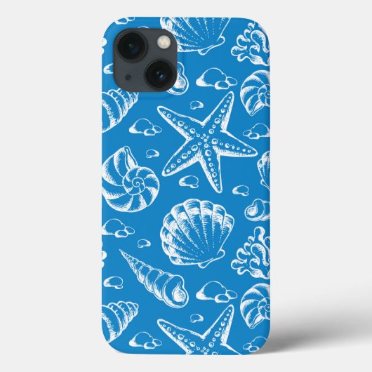 Blue Beach Patroon Case-Mate iPhone Case (Achterkant)