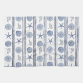 Blue Beach - Serviettes de cuisine (Horizontal)