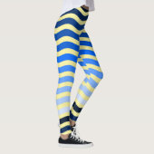 Blue Beach Waves Leggings (Droite)