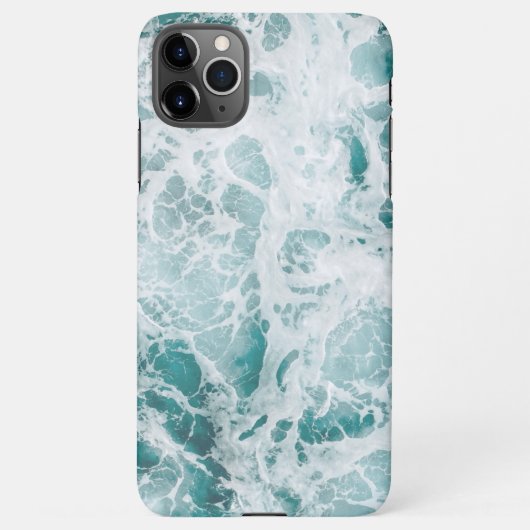 Blue Beach Waves Phone Case iPhone Hoesje (Achterkant)