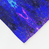 Blue Beast Running Fire Fleece Deken (Hoek)