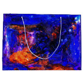 Blue Beast Running Fire Groot Cadeauzakje (Achterkant)