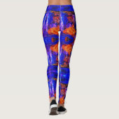 Blue Beast Running Fire Leggings (Achterkant)