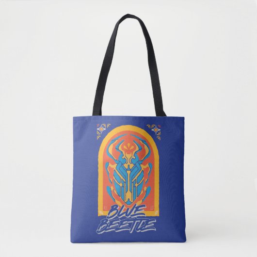 Blue Beetle Scarab Talavera Graphic Draagtas (Voorkant)