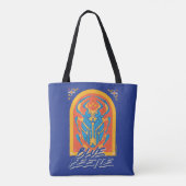 Blue Beetle Scarab Talavera Graphic Draagtas (Achterkant)