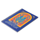Blue Beetle Scarab Talavera Graphic Notitieboek (Linkerzijde)