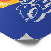 Blue Beetle Scarab Talavera Graphic Poster (Hoek)