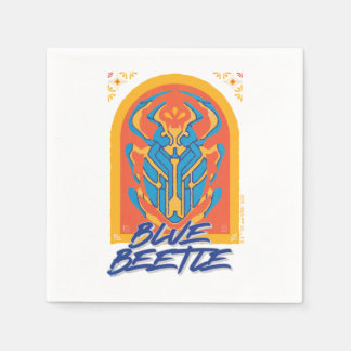 Blue Beetle Scarab Talavera Graphic Servet