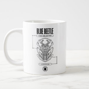Blue Beetle Scarab Tech Graphic Extra Grote Beker