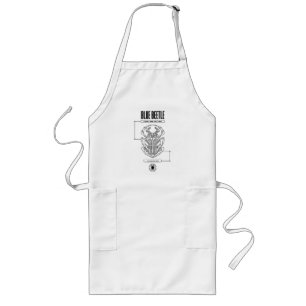 Blue Beetle Scarab Tech Graphic Lang Schort