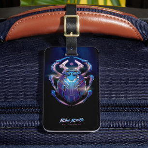 Blue Beetle Scarab Theatrale Poster Bagagelabel
