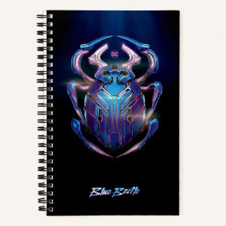Blue Beetle Scarab Theatrale Poster Notitieboek