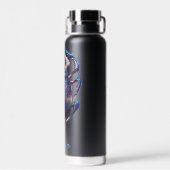 Blue Beetle Scarab Theatrale Poster Waterfles (Achterkant)