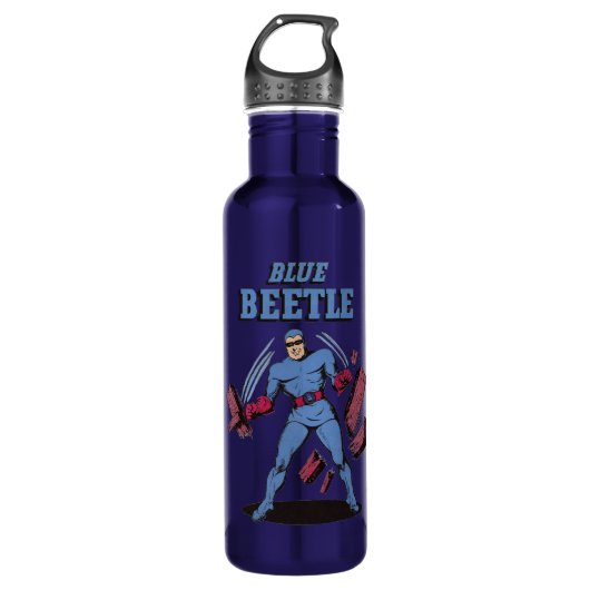 Blue Beetle  superheld Waterfles (Voorkant)