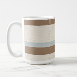 Blue beige Brown Soft Polka Dots Retro Background Koffiemok