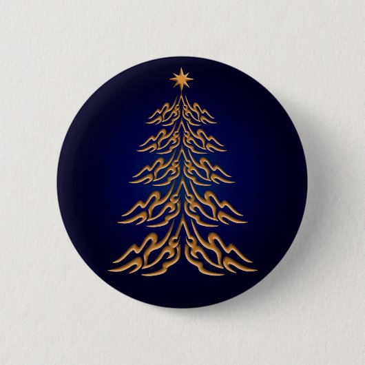 Blue Bell Christmas Tree Button (Voorkant)