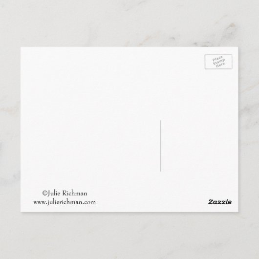 Blue Bell Zinnia Flower briefkaart2 Briefkaart (Achterkant)