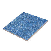 Blue Belle Color Faux Glitter Tegeltje (Zijkant)