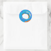 Blue Berry Donut Wall Sticker (Tas)