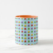 Blue Berry Pattern Mok (Midden)