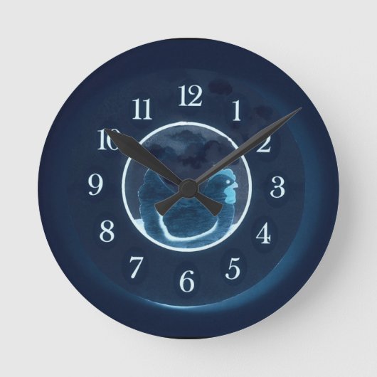 Blue Betsy Ronde Klok (Voorkant)