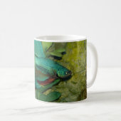 Blue Betta aquarium de poisson Mug (Devant droit)