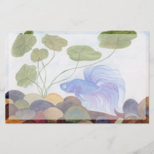 Blue Betta Briefpapier