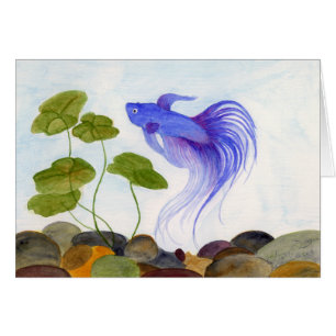 Blue Betta Fish