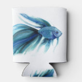 Blue Betta Fish Blikjeskoeler (Achterkant)