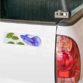 Blue Betta Fish Bumpersticker (Op Truck)