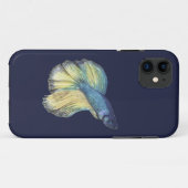 Blue Betta Fish Hoesje-Mate iPhone Case Case (Achterkant (horizontaal))