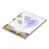 Blue Betta Fish Notitieblok (Gedraaid)