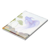 Blue Betta Fish Notitieblok (Gedraaid)