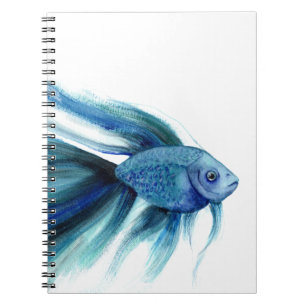 Blue Betta Fish Notitieboek