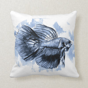 Blue Betta Fish Sierkussen