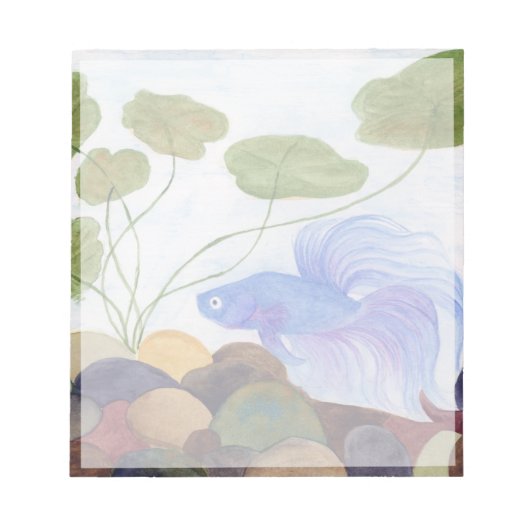 Blue Betta Notitieblok (Voorkant)