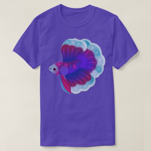 Blue Betta T-shirt (Design voorkant)