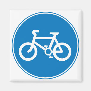 Blue Bicycle Magnet Magneet