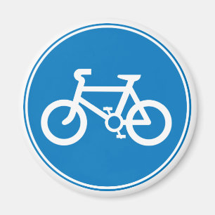Blue Bicycle Magnet Magneet