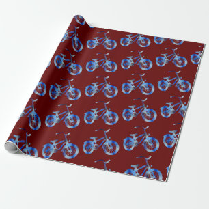 Blue Bike Cadeaupapier